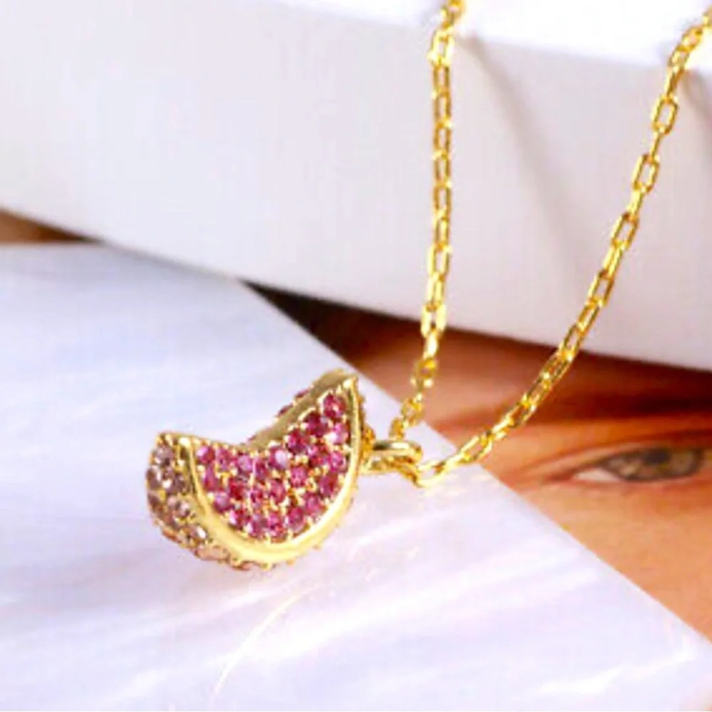 Kate‎ Spade Fruit Salad Pavé Grapefruit Mini Pendant NWT